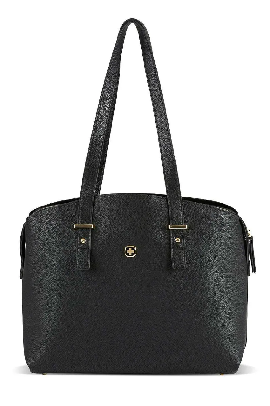 wenger_rosaelli__inch_laptop_tote__blacksky_blue_3-2.webp Online SWISSGEAR Wenger Rosaelli 14 Inch Laptop Tote - Black/Sky Blue