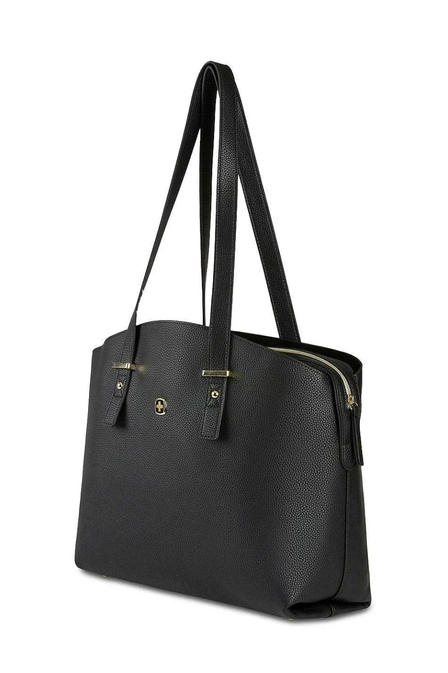 wenger_rosaelli__inch_laptop_tote__blacksky_blue_5-2.webp Online SWISSGEAR Wenger Rosaelli 14 Inch Laptop Tote - Black/Sky Blue