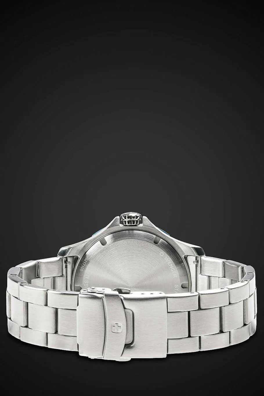 Online SWISSGEAR Wenger Seaforce Watch - Stainless Steel With Blue Dial And Stainless Steel Bracelet