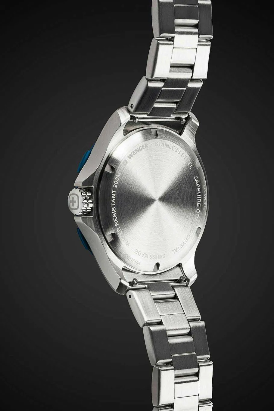 Online SWISSGEAR Wenger Seaforce Watch - Stainless Steel With Blue Dial And Stainless Steel Bracelet