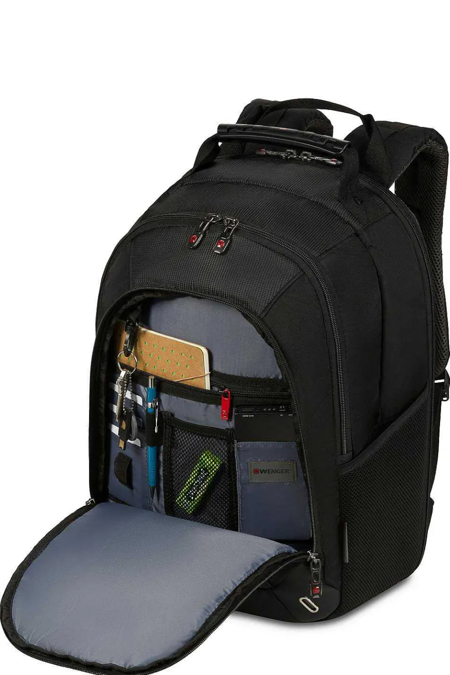 wenger_skywalk_flyer__inch_laptop_backpack__black_4.webp Clearance SWISSGEAR Wenger Skywalk Flyer 16 Inch Laptop Backpack - Black