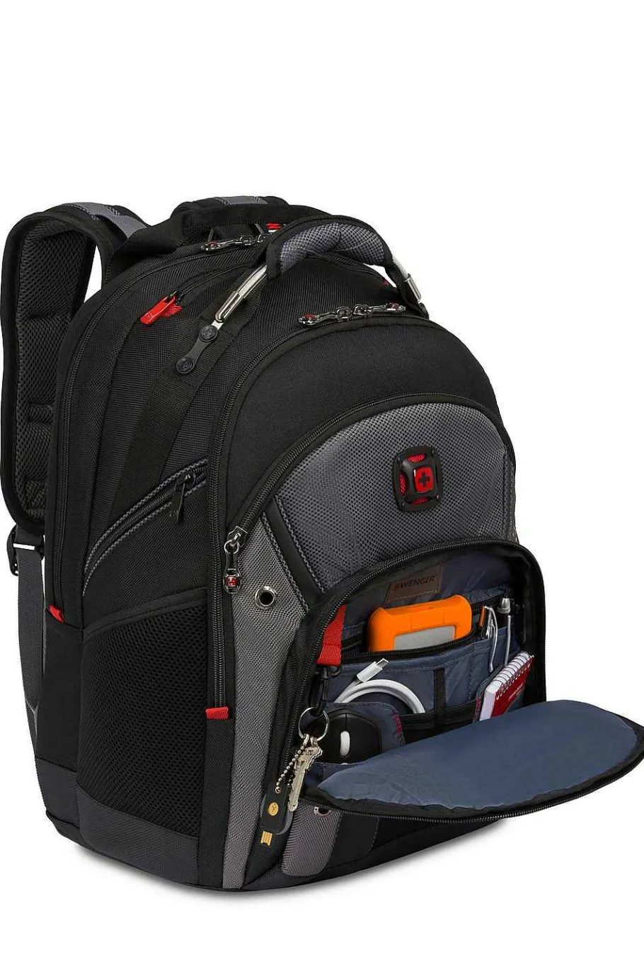 Online SWISSGEAR Wenger Synergy Pro 16 Inch Laptop Backpack - Black/Gray