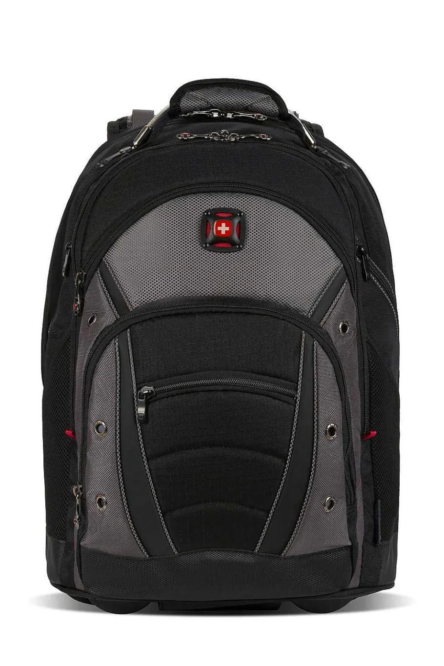 Clearance SWISSGEAR Wenger Synergy Wheeled 16 Inch Laptop Backpack - Black/Gray